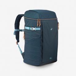 Lodówka-plecak Quechua 100 - 30 litrów. Niebieskie plecaki QUECHUA, bez wzorów, z materiału, bez dodatków. Za 149.99 zł.