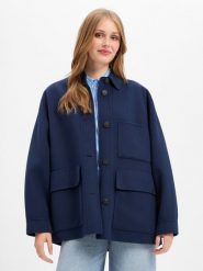 Weekend Max Mara kurtka z czystej wełny Kobiety wełna ze strzyży niebieski, 38. Niebieskie kurtki Weekend Max Mara, bez wzorów, z wełny, biznesowe, bez kaptura. Za 2,449.95 zł.