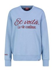 Eight2Nine Bluza w kolorze błękitnym rozmiar: S. Niebieskie bluzy Eight2Nine, s, bez wzorów, bez ramiączek, bez kaptura. Za 118.01 zł.