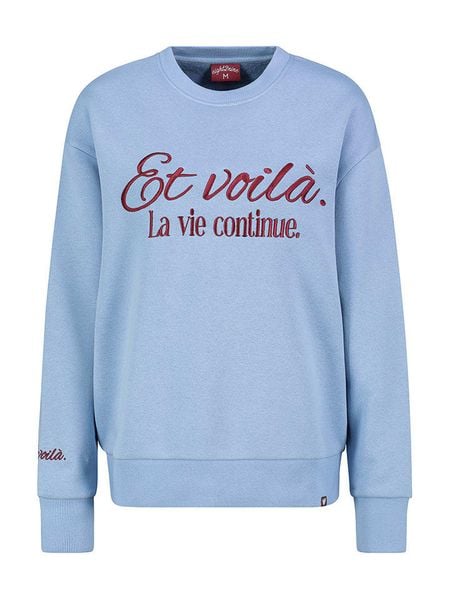 Eight2Nine Bluza w kolorze błękitnym rozmiar: S. Niebieskie bluzy Eight2Nine, s, bez wzorów, bez ramiączek, bez kaptura. Za 118.01 zł.