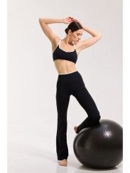 Onamaste Legginsy sportowe "Flair Yska" w kolorze czarnym rozmiar: L/XL. Czarne legginsy sportowe Onamaste, l, bez wzorów, z materiału, z podwyższonym stanem, outdoorowe. Za 130.99 zł.