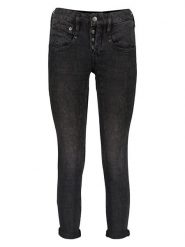 Herrlicher Dżinsy - Skinny fit - w kolorze czarnym rozmiar: W25. Czarne jeansy Herrlicher, z aplikacjami, ze skóry, klasyczne. Za 97.05 zł.