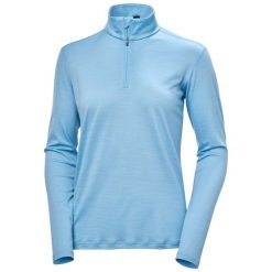 Damski polar Helly Hansen HH Merino 1/2 Zip. Niebieskie bluzy z polaru Helly Hansen, na zimę, bez wzorów, z polaru. Za 468.00 zł.