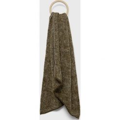 Pieces szalik damski kolor zielony melanżowy. Zielone szaliki i kominy Pieces, bez wzorów. W wyprzedaży za 43.99 zł.