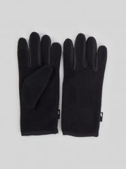 4F Rękawiczki polarowe Touch Screen uniseks - czarne S. Czarne rękawiczki 4f, bez wzorów, z dzianiny. Za 49.99 zł.