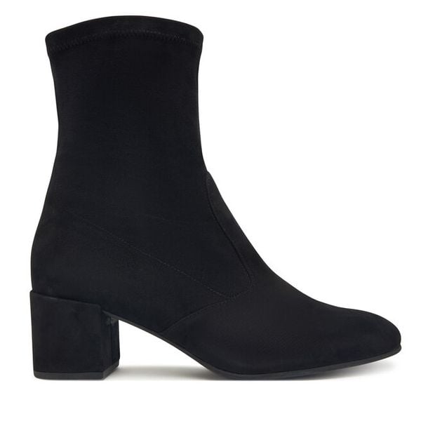 Botki HÖGL. Czarne botki Högl, bez wzorów, bez obcasa, na słupku, bez zapięcia. Za 759.99 zł.