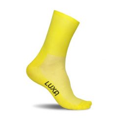 Skarpetki Rowerowe Unisex Luxa Classic. Żółte skarpetki LUXA, bez wzorów, z elastanu. Za 69.00 zł.