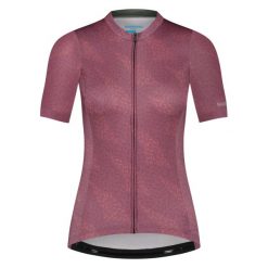 Damska koszulka z krótkim rękawem COLORE, matowy róż. Czerwone t-shirty sportowe Shimano, m, bez wzorów, z dżerseju, bez ramiączek, rowerowe. Za 269.90 zł.