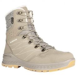 Buty trekkingowe damskie Lowa Winterstiefel Nabucco Gtx. Brązowe buty trekkingowe Lowa, bez wzorów, z materiału, za kostkę, bez zapięcia. Za 852.00 zł.