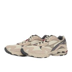 Buty Mizuno Wave Rider 10 Beżowe. Brązowe buty do biegania Mizuno, bez wzorów, z materiału, bez zapięcia, do biegania, mizuno wave. Za 678.90 zł.