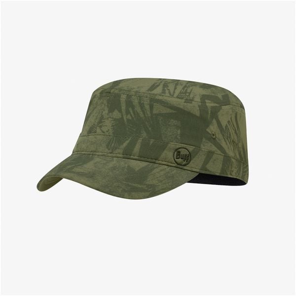Czapka z daszkiem BUFF Military Cap Açai. Zielone czapki z daszkiem Buff, bez wzorów. W wyprzedaży za 58.46 zł.