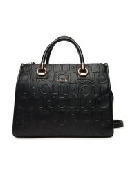 Liu Jo Torebka Ecs M Satchel AF5008 E0538 Czarny. Czarne torebki klasyczne Liu Jo, bez wzorów, ze skóry, bez dodatków. Za 759.99 zł.