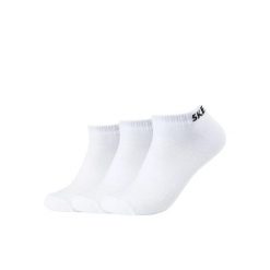 Skarpetki sportowe dla dorosłych 3PPK Mesh Ventilation Socks. Białe skarpetki Skechers, bez wzorów, z bawełny. Za 34.99 zł.