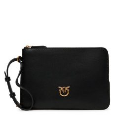 Torebka PINKO. Czarne kopertówki Pinko, bez wzorów, bez dodatków. Za 589.99 zł.