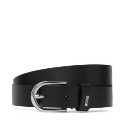Pasek Damski BOSS. Czarne paski Boss, bez wzorów. Za 319.99 zł.