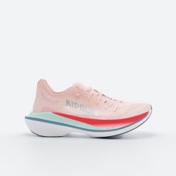 Buty do biegania damskie Kiprun KD900X LD2. Czerwone buty do biegania KIPRUN, bez wzorów, bez zapięcia, do biegania. W wyprzedaży za 499.99 zł.