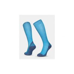 Unisex podkolanówki do biegania Kilpi COMPRESS-U. Niebieskie skarpetki Kilpi, bez wzorów. Za 127.71 zł.