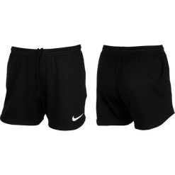 Spodenki sportowe damskie Nike Df Park 20 Short Kz. Czarne szorty sportowe Nike, bez wzorów. Za 88.00 zł.