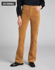 LEE BREESE BOOT DAMSKIE SPODNIE MATERIAŁOWE TOBACCO BROWN L31TMI78 112139882. Brązowe spodnie materiałowe Lee, bez wzorów, z materiału. Za 199.99 zł.
