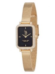 U.S. Polo Assn. Zegarek kwarcowy w kolorze złoto-czarnym rozmiar: onesize. Czarne, analogowe zegarki U.S. Polo Assn., ze stali. Za 217.99 zł.