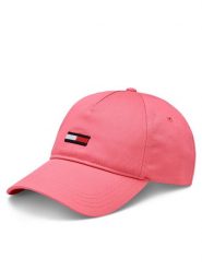 Tommy Jeans Czapka z daszkiem Elongated AW0AW15842 Różowy. Czerwone czapki z daszkiem Tommy Jeans, bez wzorów, z bawełny. Za 79.99 zł.