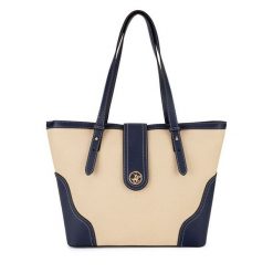 Torebka Beverly Hills Polo Club. Niebieskie shopper bag Beverly Hills Polo Club, bez wzorów, bez dodatków. Za 219.99 zł.