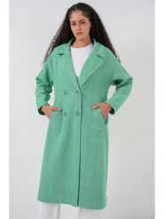 Bigdart Płaszcz przejściowy w kolorze miętowym rozmiar: 40. Zielone płaszcze Bigdart, bez wzorów, bez kaptura. Za 149.66 zł.