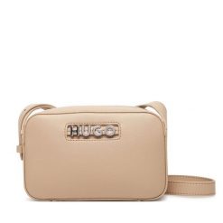 Torebka HUGO. Brązowe listonoszki Hugo, bez wzorów, bez dodatków. Za 379.99 zł.