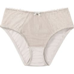 Figi "maxi" bonprix szary kamienisty - piaskowy beżowy. Figi bonprix. Za 24.99 zł.