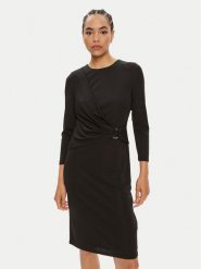 Lauren Ralph Lauren Sukienka codzienna 250898916001 Czarny Slim Fit. Czarne sukienki Lauren Ralph Lauren, na co dzień, bez wzorów, z syntetyku, bez kołnierzyka, bez ramiączek, proste. Za 519.99 zł.