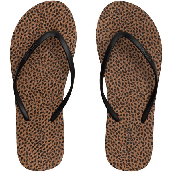 Japonki damskie PROTEST DONNI w panterkę. Brązowe japonki Protest, bez wzorów. W wyprzedaży za 28.00 zł.