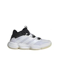 Buty sportowe Adidas Court Stabil Kobieta Białe. Białe buty treningowe adidas, bez wzorów, z materiału, bez zapięcia, do koszykówki. Za 450.90 zł.
