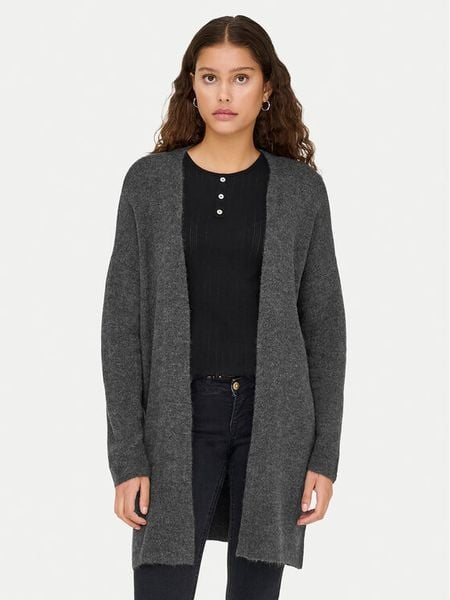 ONLY Kardigan Talio 15358604 Szary Regular Fit. Szare swetry ONLY, l, bez wzorów, z syntetyku, bez ramiączek. Za 169.99 zł.