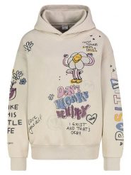Sublevel Bluza w kolorze kremowym rozmiar: L. Brązowe bluzy Sublevel, l, bez wzorów, bez ramiączek, z kapturem. Za 188.85 zł.