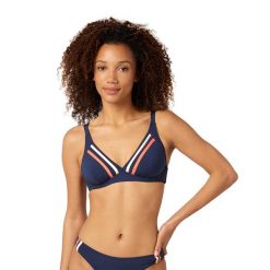 Góra od stroju kąpielowego Rip Curl Day Break C-D Tri 49. Niebieskie bikini Rip Curl, bez wzorów, sportowe. Za 109.99 zł.