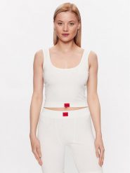 Hugo Koszulka piżamowa 50490639 Beżowy Slim Fit. Brązowe koszule nocne Hugo, m, bez wzorów, z syntetyku, bez ramiączek. Za 239.99 zł.