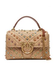 PINKO Torebka Love Lady Puff Mini Cl PE 25 PLTT 100044 A2CG Beżowy. Brązowe torebki klasyczne Pinko, bez wzorów, z tworzywa sztucznego, bez dodatków. Za 2,099.00 zł.