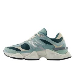 Buty do chodzenia dla dorosłych New Balance 9060 Green Cream. Zielone buty do biegania New Balance, bez wzorów, ze skóry, bez zapięcia, do biegania. Za 2,686.82 zł.