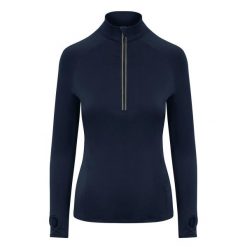 Bluza Damska CoolFlex Half Zip Top. Niebieskie bluzy JUST COOL, s, bez wzorów, bez ramiączek, bez kaptura. Za 128.99 zł.
