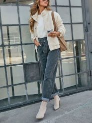 LA Angels Kurtka polarowa w kolorze kremowym rozmiar: S. Brązowe kurtki LA Angels, s, bez wzorów, z polaru, bez kaptura. Za 217.99 zł.