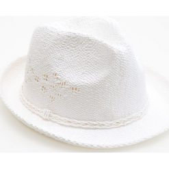Pleciony kapelusz - Biały. Kapelusze marki Reserved. Za 59.99 zł.