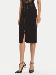 Elisabetta Franchi Spódnica ołówkowa GO-134-56E2-V390 Czarny Regular Fit. Czarne spódnice Elisabetta Franchi, bez wzorów, z syntetyku, ołówkowe. Za 1,349.00 zł.