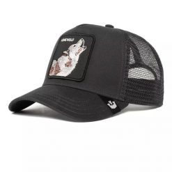 Czapka z daszkiem Goorin Bros. Lone Wolf Trucker 101-0389-BLK. Czarne czapki z daszkiem Goorin Bros, bez wzorów. Za 167.98 zł.