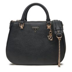 Torebka Guess. Czarne torebki klasyczne Guess, z aplikacjami, klasyczne, bez dodatków. Za 349.99 zł.