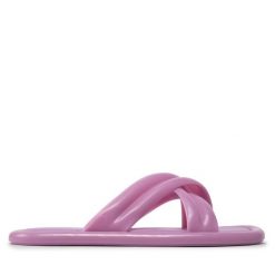 Klapki Melissa. Fioletowe klapki Melissa, bez wzorów, bez obcasa, bez zapięcia. Za 369.99 zł.