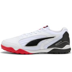 Buty Piłkarskie Puma Truco Iv Tt Dorośli. Białe buty treningowe Puma, bez wzorów, z gumy, bez zapięcia, na fitness i siłownię. Za 231.99 zł.