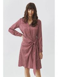 TATUUM Sukienka w kolorze bordowo-kremowym rozmiar: 40. Czerwone sukienki Tatuum, bez wzorów, z wiskozy, bez kołnierzyka, bez ramiączek, midi. Za 161.73 zł.