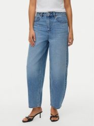 Vero Moda Jeansy Billie 10341198 Niebieski Barrel Fit. Niebieskie jeansy Vero Moda, bez wzorów, z bawełny. Za 229.99 zł.