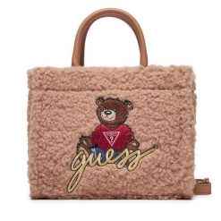 Torebka Guess. Brązowe torebki klasyczne Guess, z aplikacjami, klasyczne, bez dodatków. Za 239.99 zł.