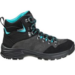 Buty trekkingowe damskie Alpinus Veleta. Niebieskie buty trekkingowe Alpinus, bez wzorów, bez zapięcia, trekkingowe. Za 399.00 zł.